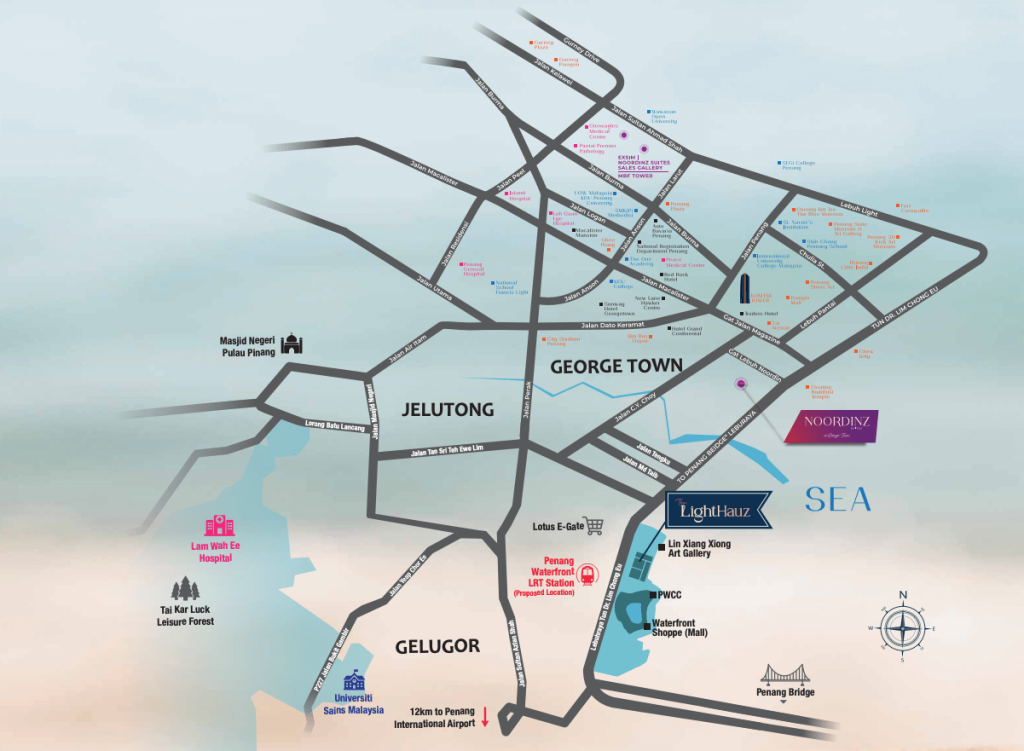 The Lighthauz Location Map